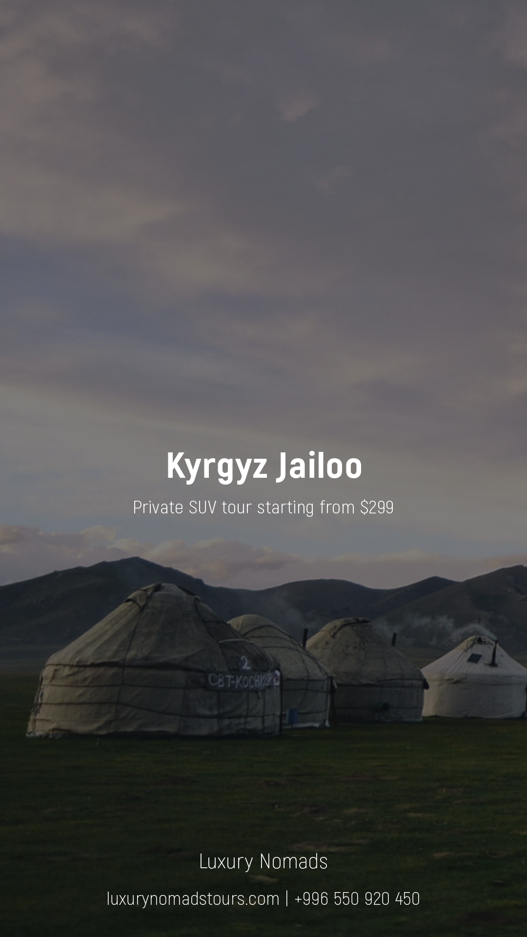Kyrgyz Jailoo Tour